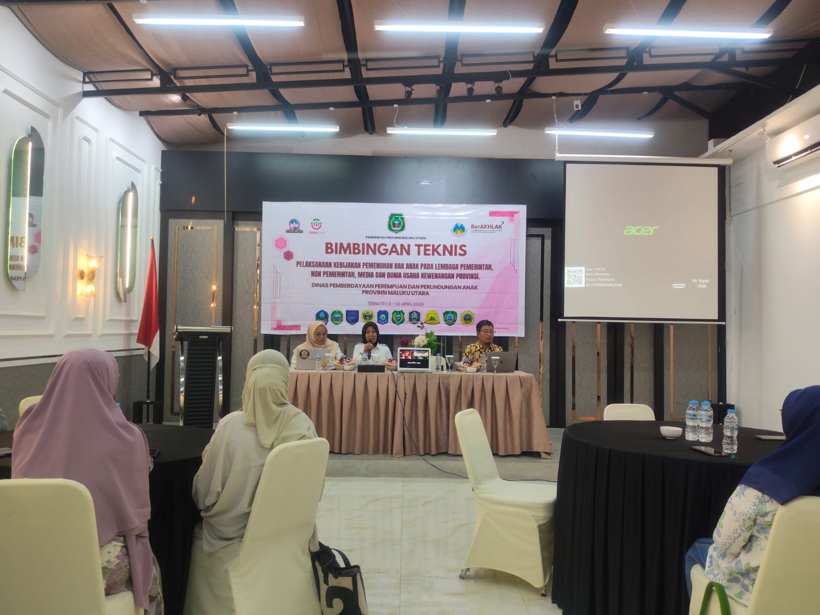 Tingkatkan Capaian Provinsi Layak Anak, DP3A Malut Gelar Bimtek