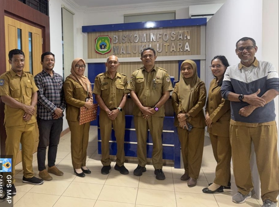 Tingkatkan Layanan Informasi Publik,  Diskominfo Halteng Berkunjung ke Kominfo Malut